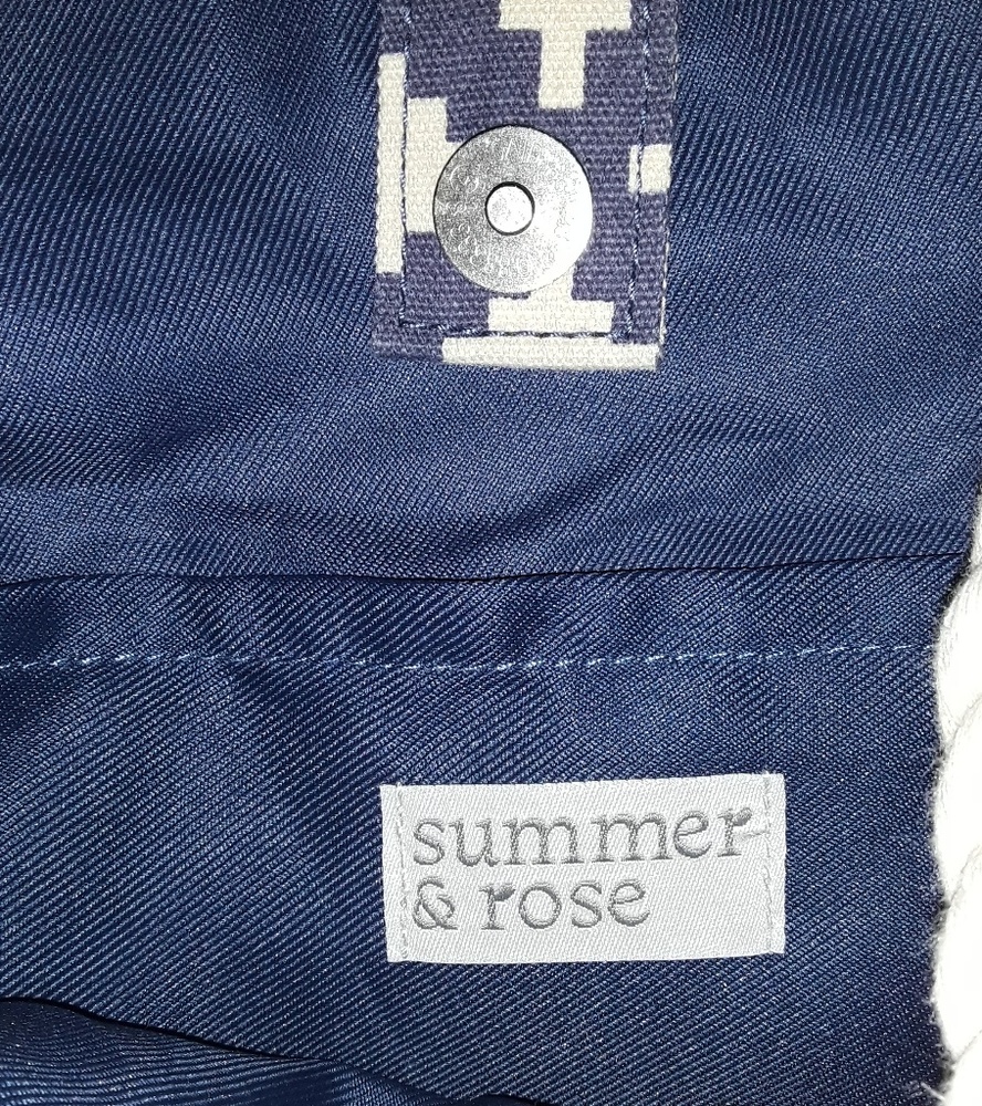 Summer & Rose Canvas Beach Tote - Picture 2 of 6